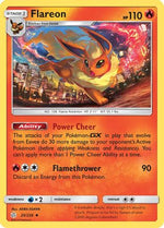 Flareon 25/236 - SM  Cosmic Eclipse Reverse Holofoil - Poke-Collect