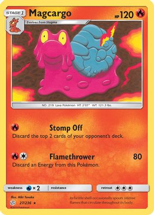 Magcargo 27/236 - SM  Cosmic Eclipse - Poke-Collect
