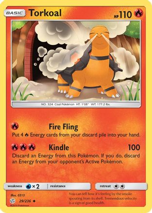 Torkoal 29/236 - Cosmic Eclipse - Poke-Collect