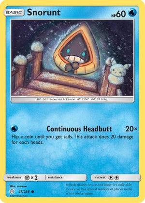 Snorunt 47/236 - Cosmic Eclipse - Poke-Collect