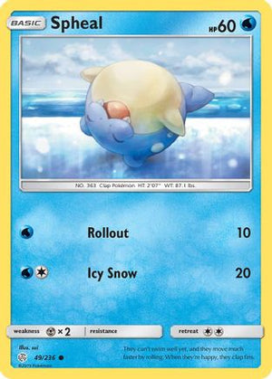 Spheal 49/236 - Cosmic Eclipse - Poke-Collect