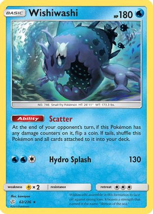 Wishiwashi 62/236 - Cosmic Eclipse Holofoil - Poke-Collect