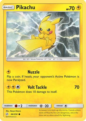 Pikachu 66/236 - Cosmic Eclipse Reverse Holofoil - Poke-Collect