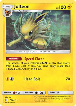 Jolteon 70/236 - SM  Cosmic Eclipse - Poke-Collect