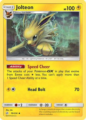 Jolteon 70/236 - SM  Cosmic Eclipse - Poke-Collect