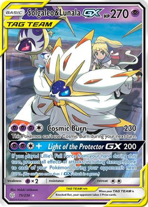 Solgaleo & Lunala-GX 75/236 - Cosmic Eclipse Holofoil - Poke-Collect
