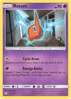 Rotom 86/236 - Cosmic Eclipse Reverse Holofoil - Poke-Collect