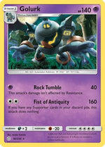 Golurk 90/236 - SM  Cosmic Eclipse Reverse Holofoil - Poke-Collect
