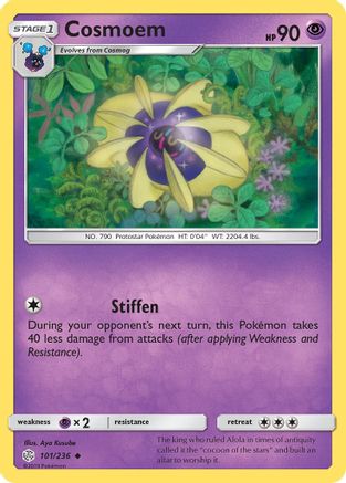 Cosmoem 101/236 - Cosmic Eclipse Reverse Holofoil - Poke-Collect