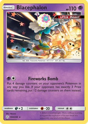 Blacephalon 104/236 - SM  Cosmic Eclipse Reverse Holofoil - Poke-Collect