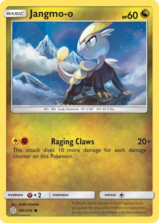Jangmo-o - 160/236 160/236 - SM  Cosmic Eclipse - Poke-Collect