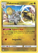 Hakamo-o 162/236 - SM  Cosmic Eclipse Reverse Holofoil - Poke-Collect