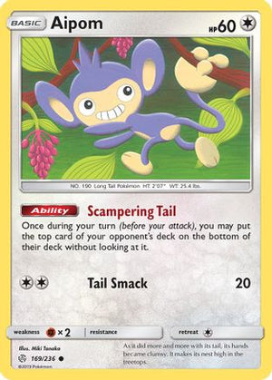 Aipom 169/236 - Cosmic Eclipse - Poke-Collect