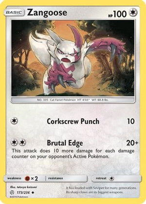 Zangoose 173/236 - Cosmic Eclipse - Poke-Collect