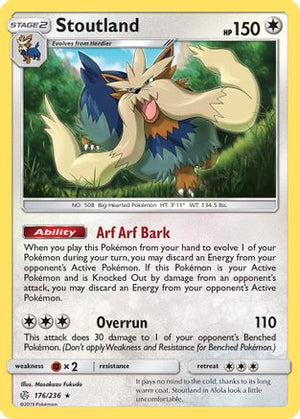 Stoutland 176/236 - Cosmic Eclipse Holofoil - Poke-Collect