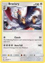 Braviary 178/236 - SM  Cosmic Eclipse Reverse Holofoil - Poke-Collect