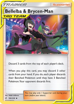 Bellelba & Brycen-Man 186/236 - SM  Cosmic Eclipse - Poke-Collect