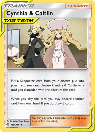 Cynthia & Caitlin 189/236 - SM  Cosmic Eclipse - Poke-Collect