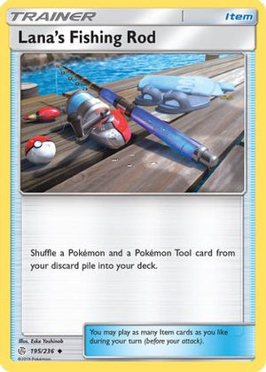 Lana's Fishing Rod 195/236 - SM  Cosmic Eclipse - Poke-Collect