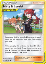 Misty & Lorelei 199/236 - SM  Cosmic Eclipse Reverse Holofoil - Poke-Collect