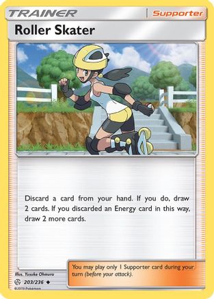 Roller Skater 203/236 - SM  Cosmic Eclipse Reverse Holofoil - Poke-Collect