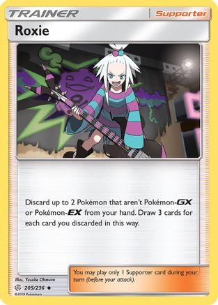 Roxie 205/236 - SM  Cosmic Eclipse Reverse Holofoil - Poke-Collect