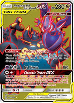 Naganadel & Guzzlord GX (Full Art) 223/236 - SM  Cosmic Eclipse Holofoil - Poke-Collect