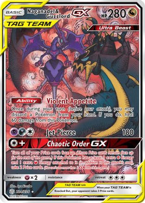 Naganadel & Guzzlord-GX 224/236 - Cosmic Eclipse Holofoil - Poke-Collect