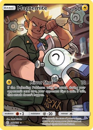 Magnemite (Secret) 242/236 - SM  Cosmic Eclipse Holofoil - Poke-Collect