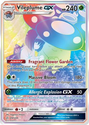Vileplume-GX 250/236 - Cosmic Eclipse Holofoil - Poke-Collect