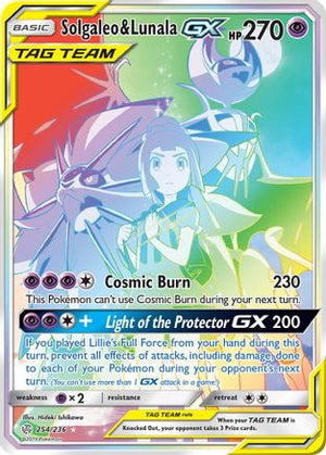 Solgaleo & Lunala-GX 254/236 - Cosmic Eclipse Holofoil - Poke-Collect