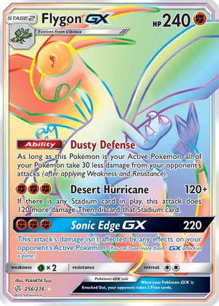 Flygon-GX 256/236 - Cosmic Eclipse Holofoil - Poke-Collect