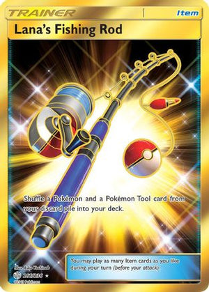 Lana's Fishing Rod (Secret) 266/236 - SM  Cosmic Eclipse Holofoil - Poke-Collect