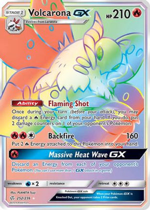 Volcarona-GX 252/236 - Cosmic Eclipse Holofoil - Poke-Collect