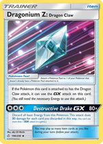 Dragonium Z: Dragon Claw 190/236 - SM  Cosmic Eclipse Reverse Holofoil - Poke-Collect