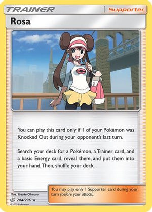 Rosa 204/236 - SM  Cosmic Eclipse Holofoil - Poke-Collect