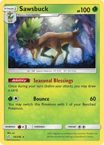 Sawsbuck 16/236 - Cosmic Eclipse Holofoil - Poke-Collect