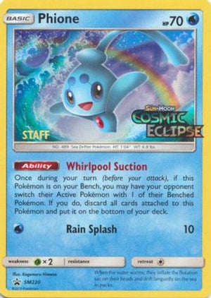 Phione - SM220 (Prerelease) [Staff] SM220 - SM Promos Holofoil - Poke-Collect