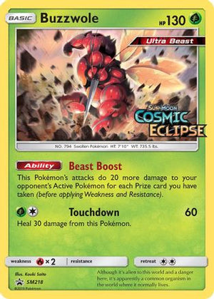 Buzzwole SM218/248 - SM Black Star Promos Holofoil