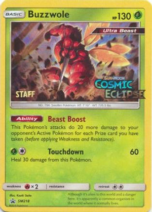 Buzzwole - SM218 (Prerelease) [Staff] SM218 - SM Promos Holofoil - Poke-Collect