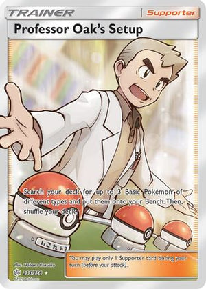 Professor Oak's Setup 233/236 - Cosmic Eclipse Holofoil - Poke-Collect