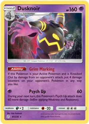 Dusknoir - 85/236 (Prerelease Kit Exclusive) 85 - Deck Exclusives - Poke-Collect