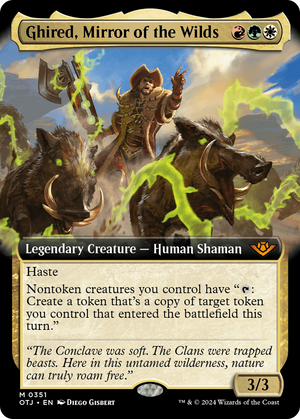 Ghired, Mirror of the Wilds (OTJ-351) - Outlaws of Thunder Junction: (Extended Art) - Poke-Collect