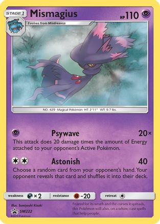 Mismagius - SM222 SM222/248 - SM Promos Holofoil - Poke-Collect