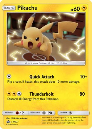 Pikachu - SM227 SM227/248 - SM Promos Holofoil - Poke-Collect
