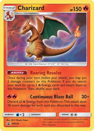 Charizard SM226/248 - SM Black Star Promos Holofoil - Poke-Collect
