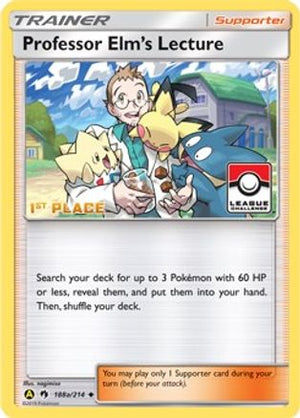 Professor Elm's Lecture 188a/214 - Lost Thunder Reverse Holofoil - Poke-Collect