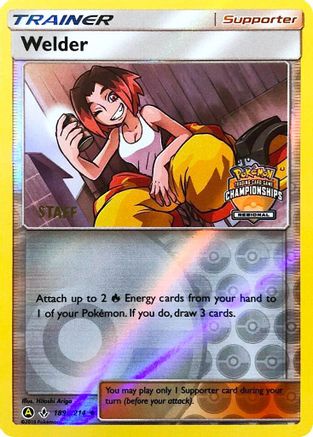 Welder - 189a/214 (Regional Championships) [Staff] 189a - League & Championship Cards Reverse Holofoil - Poke-Collect