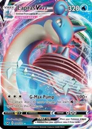 Lapras VMAX 50/202 - Sword & Shield Holofoil - Poke-Collect