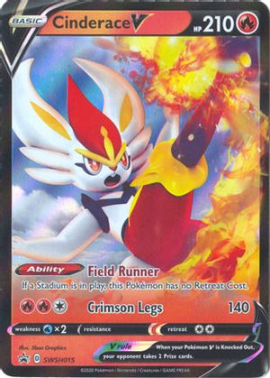 Cinderace V - SWSH015 SWSH015/307 - SWSH Sword & Shield Promo Cards Holofoil - Poke-Collect